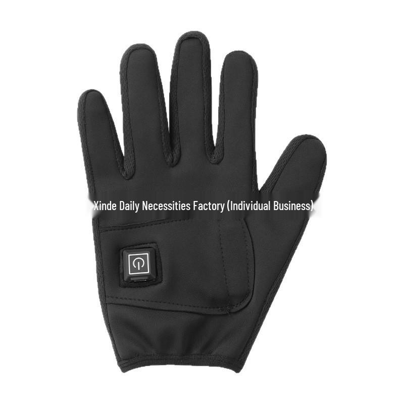 Heated Cycling Gloves with Three-Level Temperature Control - USB Powered Ski Cold-Proof Thickened Warm Gloves