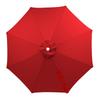 6 Ribben/8 Ribben Parasol Vervangingsdoek Zonder Standaard Parasol Parapludeksel Waterdicht Zonnescherm Doek Luifel Terras Tuinhoes