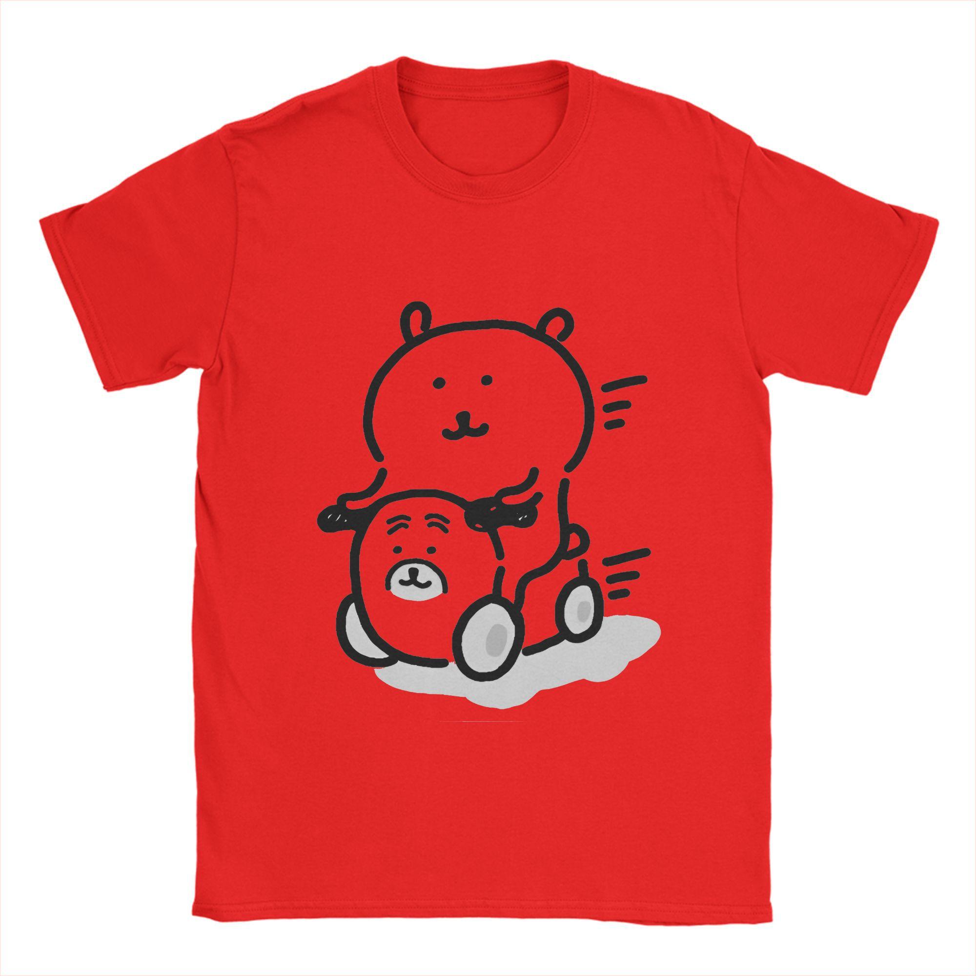 

Joke Bear T-Shirt Beach Cotton 100% Cotton T Shirts For Men Novelty Casual Tee Shirt Short Sleeve Y2K Fun Tops S