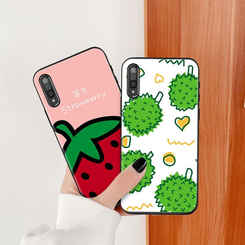 Fresh Green Pink Summer Fruit Soft Silicone TPU Phone Case for Huawei Honor 9S IPhone Samsung Galaxy A20s A21s A50s Xiaomi Redmi 8A 9A 9C OPPO Etc
