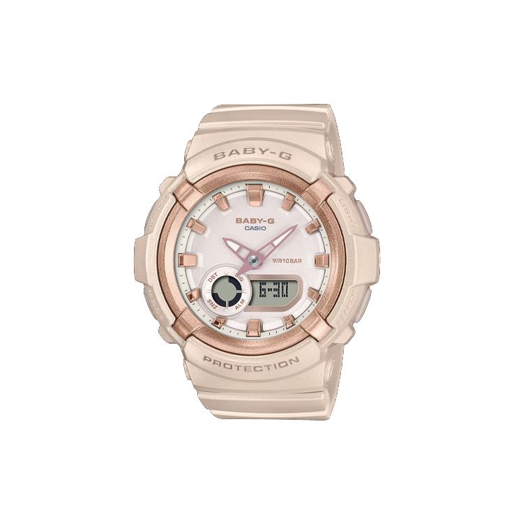 Casio Baby-G Series 100M Water Resistant Quartz Movement Resin Strap Watch Women Watches Pink BGA-280BA-4A