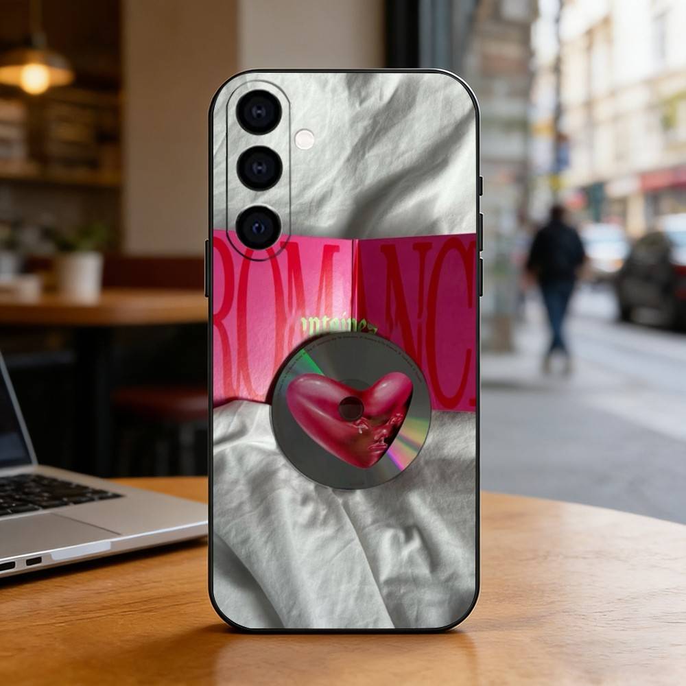 Fontaines -DC Romance Phone Case For Samsung Galaxy A73,A72,A71,A70,A53,A52,A51,Others Soft Black Cover