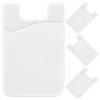 Self-Adhesive Card Holder for the Back of the Phone - White