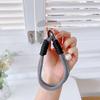 Phone Short Lanyard 30cm Wrist Strap Nylon Pearl Hand Strap with Tether Tab