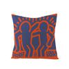 Linen Pillowcase Cartoon Hand-painted Love Cushion Cover 45x45cm Home Sofa Decoration