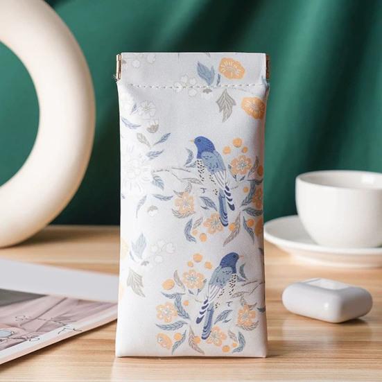 Storage Bag Faux Leather Storage Bag with Superior Detachable Metal Mechanism Automatic Opening Closing Soft Fleece Lining Durable Jewelry Organizer