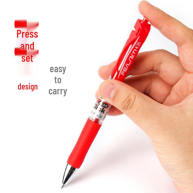Student and Teacher Red Pen 0.5mm: Ideal for Marking Homework and Tests