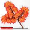 Artificial Red Maple Leaf Branch for Decoration and Landscaping
