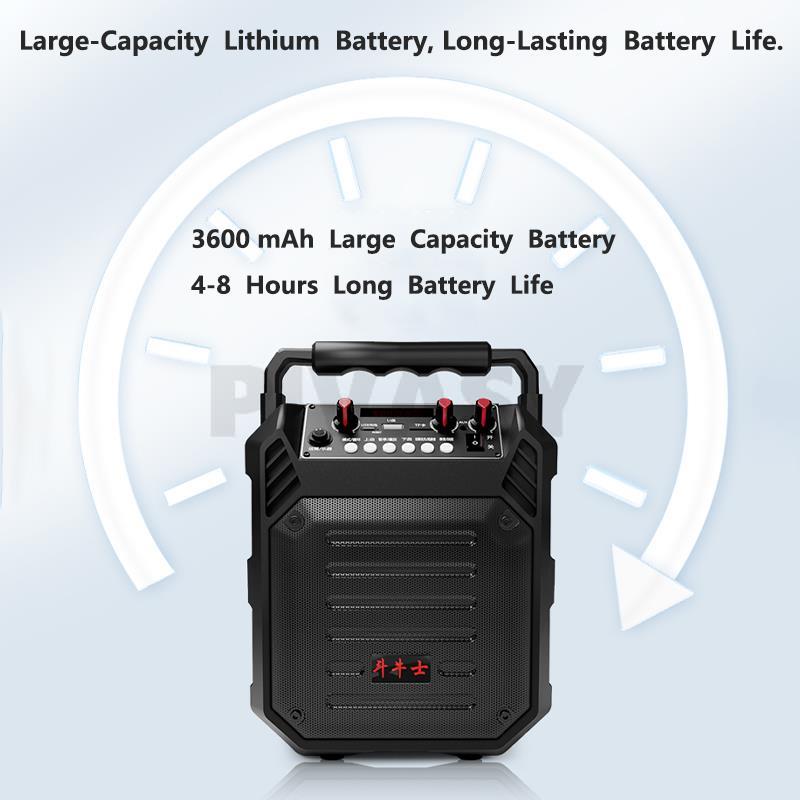 Ενισχυτής κιθάρας 5,25 ιντσών, επαναφορτιζόμενο φορητό ηχείο Bluetooth, εξωτερικό πληκτρολόγιο, πιάνο-σαξόφωνο, εξάσκηση αναπαραγωγής 3600mA