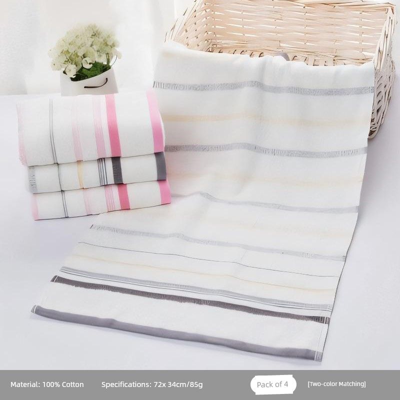 Water-Absorbing Bath Soft Comfortable Quick-Drying Pure Cotton Towel