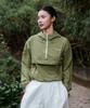 Discovery Expedition Freshvent Women'S Anorak Crop Windbreaker (Olive)