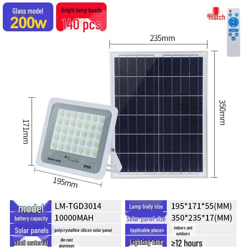 Outdoor Solar Powered Floodlight