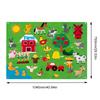 3D DIY Story Board Early Learning Felt Story Board Set Montessori Toys Interactive Play Set Promote Imagination for Kids Adults