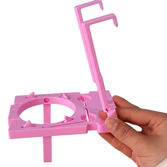 3D Printed Car Cup Holder for Back Seat, Foldable Phone Stand Tray, Hanging Drink Caddy for SUV Truck, Airline Accessory