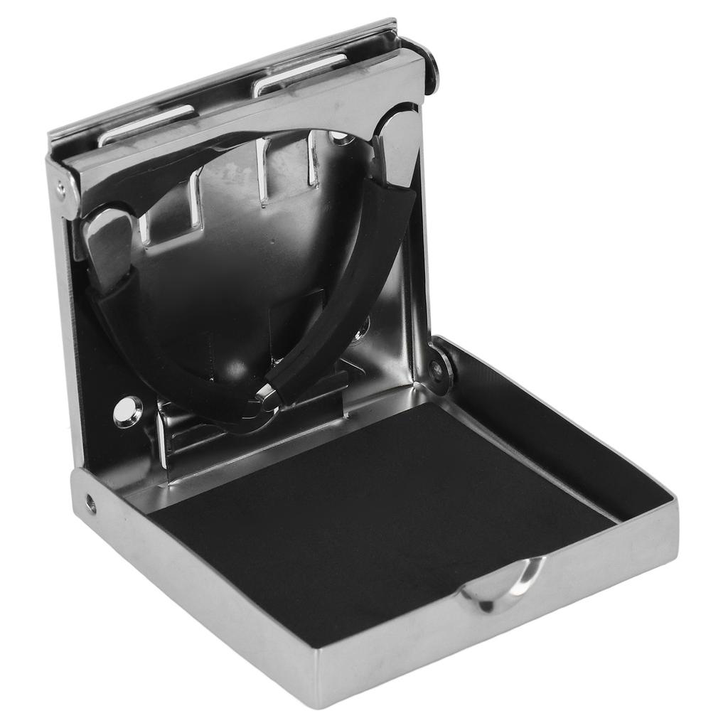 Foldable Cup Holder Water Drink Cup Stand Stainless Steel Mount for Boat Yacht Car