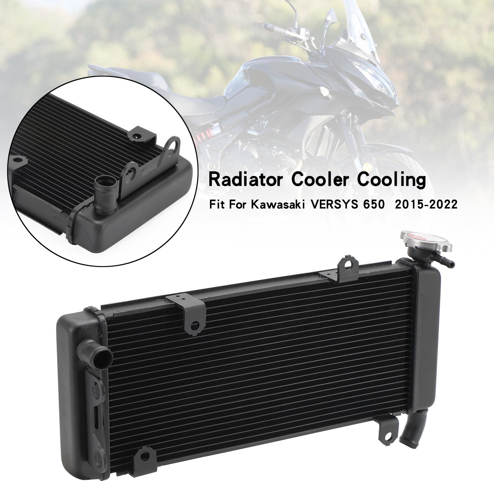

Aluminum Radiator Cooling Engine Cooler For Kawasaki VERSYS 650 2015-2022