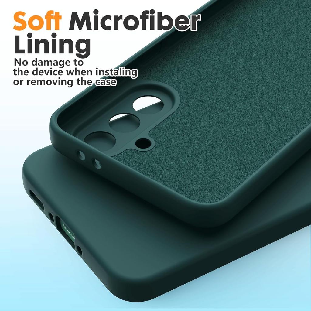 For Samsung Galaxy A17 A37 A57 A56 A36 A55 A54 A53 A52 A34 A33 A35 A15 S20 S21 S22 S23 S24 S25 FE S26 Plus Ultra Liquid Silicone Case Cover Silicon