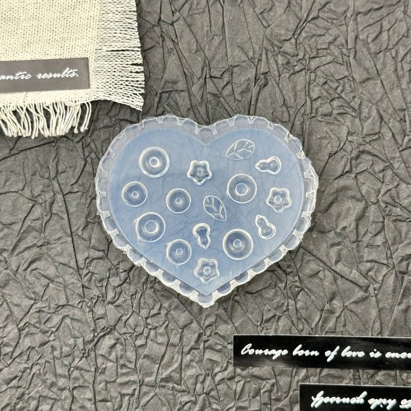 Rose Blomst Sommerfugl 3D Silikon Negler Form Tulipan Negler Maler DIY Neglekunst Dekor Myk Stemplingsform Manikyr Design Verktøy