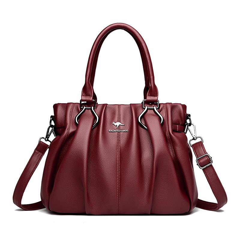 

2026 Fashiable Women s Handbag Luxury Fashi Designer Women Tote Bags High Quality Soft Leather Female Bucket Bag Sac A Main червоний