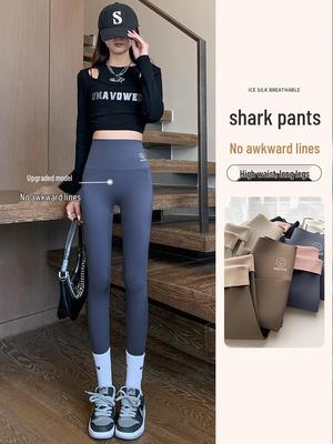 Women's Fleece-Lined Slimming Yoga Pants - Plus Size, Thickened for Autumn/Winter