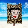 1pc Betty Boop Blanket, Home Printed Throw Blanket - Soft Blanket Gift for Family, Washable Sofa Bed Blanket