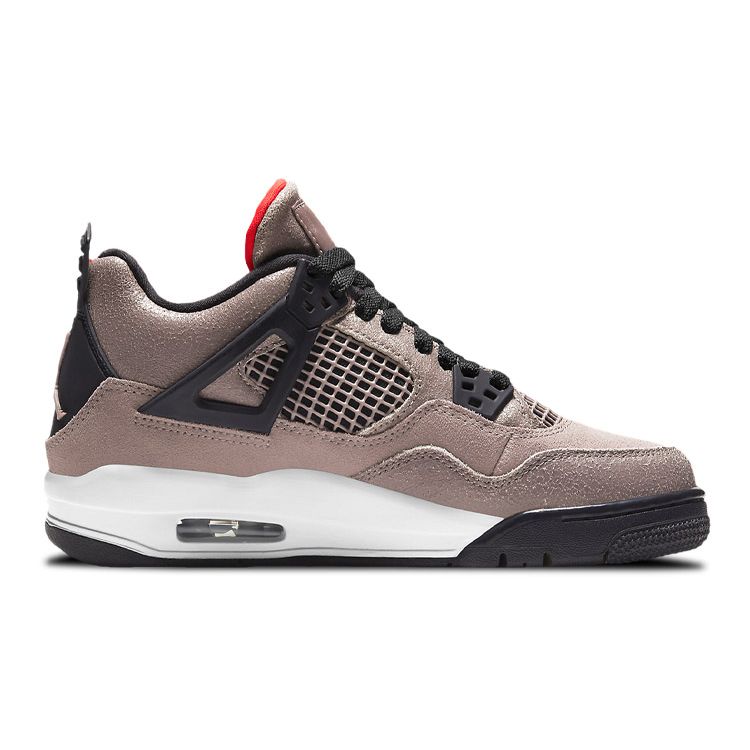 Air Jordan 4 Retro GS Taupe Haze Kids Sneakers Brown Oil-Grey Off-White DJ6249-200