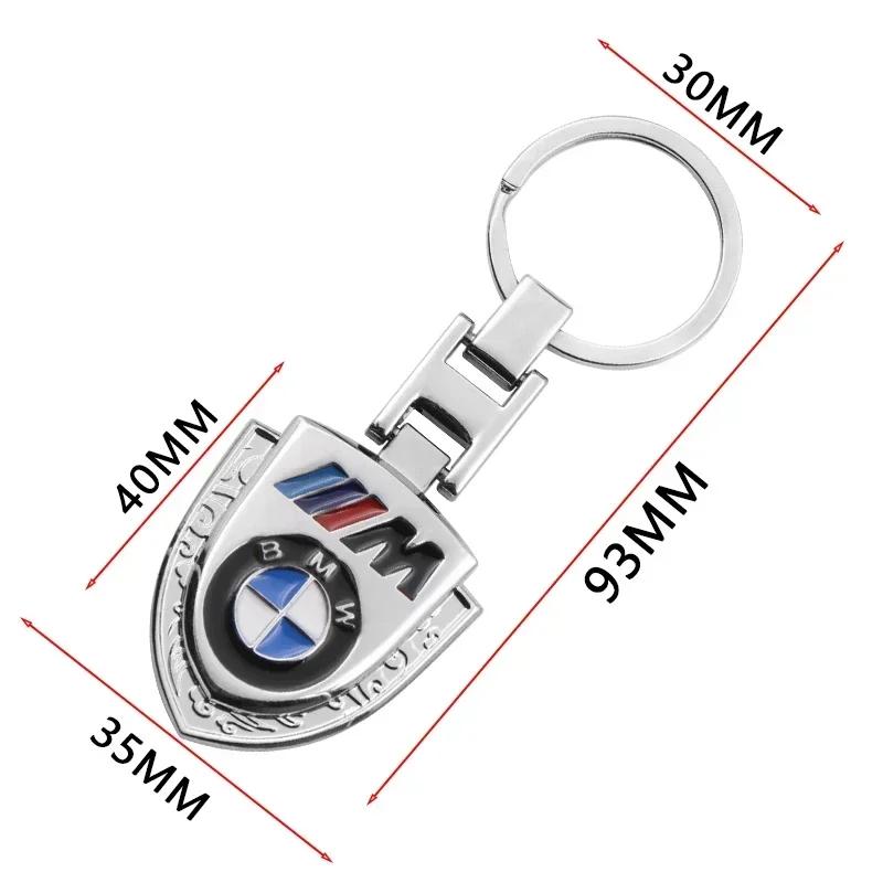 1 Pcs Car Keychain Creative Double-sided Epoxy Metal Key Ring For BMW M E39 E36 E60 E90 E3A4 E46 F30 F10 F20 X5 E53 E34 X1 X5