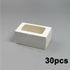 30pcs Mini Gift Boxes Paper Treat Boxes with Window Folden Gift Wrap Box Rectangle Party Favors Boxes Gift Packaging Box Packaging Box for Gift Giving