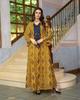 AB293 2023 Plus Size Sequin Embroidered Floral Evening Gown for Muslim Women