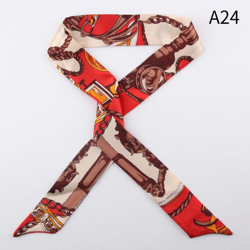 Silk Scarves Versatile Tied Bags, Long Strips, Small Silk Scarves, Bows, Headbands, Streamers, Gift Boxes, Gift Straps.