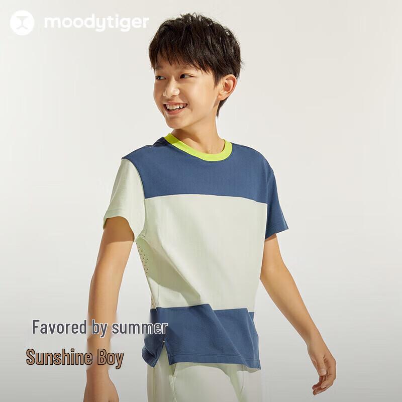 Moodytiger Boys' Quick-Dry Short Sleeve T-Shirt