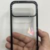 Love Heart Bunny Transparent Acrylic Case for iPhone 17 Pro Max / 16 Pro