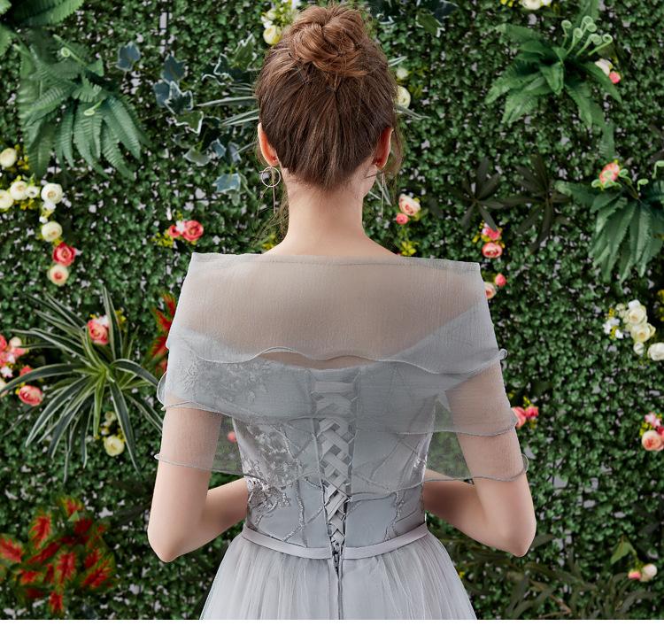 Ruffle Organza Shrug Bolero With Rhinestone Bow Clip Multi Color Sheer Tulle Cape Wrap For Off Shoulder Evening Prom Wedding Dress