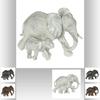 Figurine Éléphant Et Son Petit En Résine - Hauteur 15cm