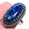 Sodalite Gemstone Handmade 925 Sterling Silver Jewelry Ring Size 6.5