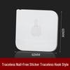 No-Punch Traceless Adhesive Wall Hooks for Frames and Shelves