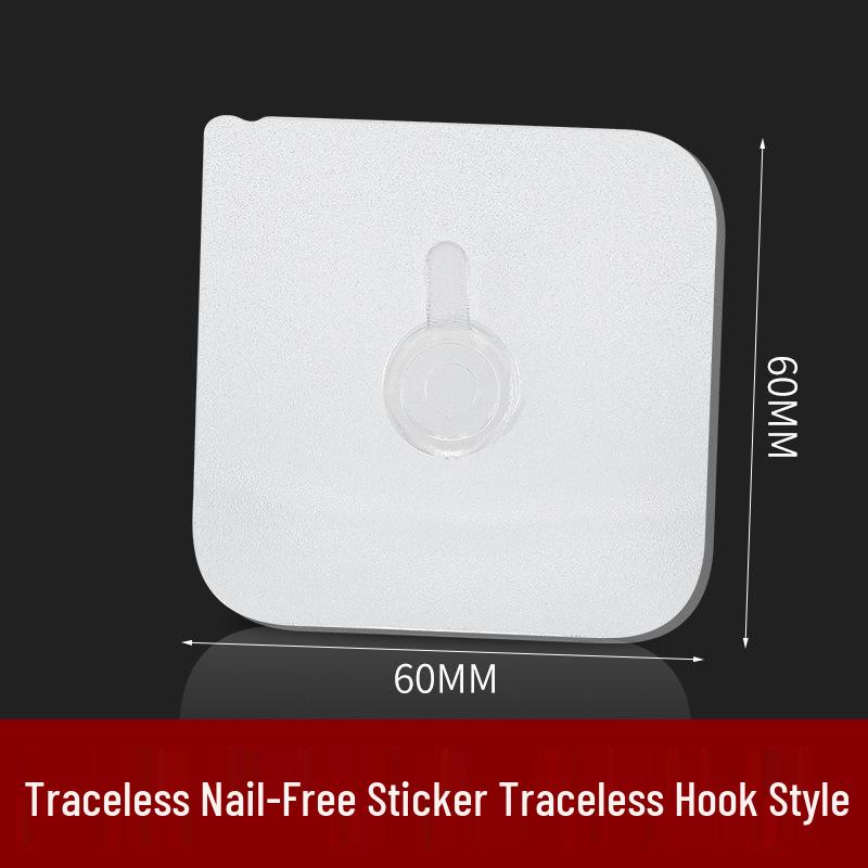 No-Punch Traceless Adhesive Wall Hooks for Frames and Shelves