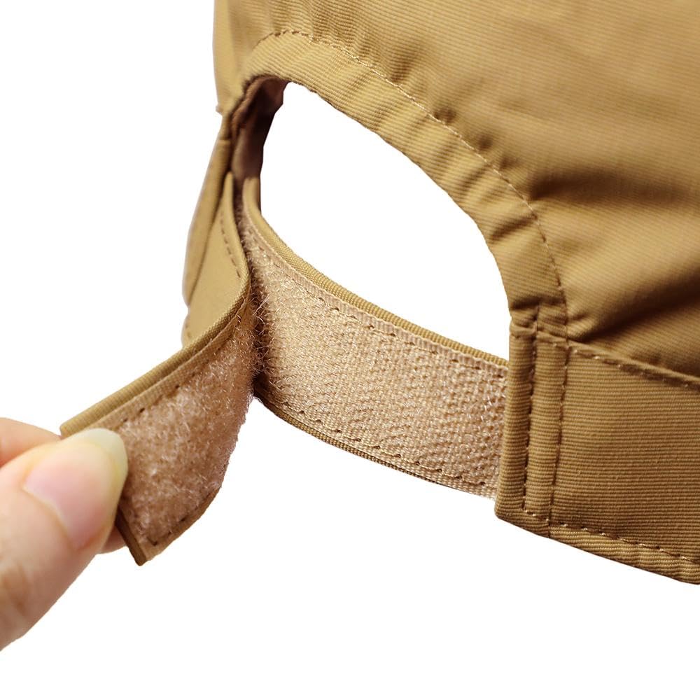 ICHIYON Work Cap with Leather and Large Solid Adjustable Perfect for Outdoor Activities [14+ PLUS] Water-Repellent Tag, Men's Women's, Sizes, Summer,