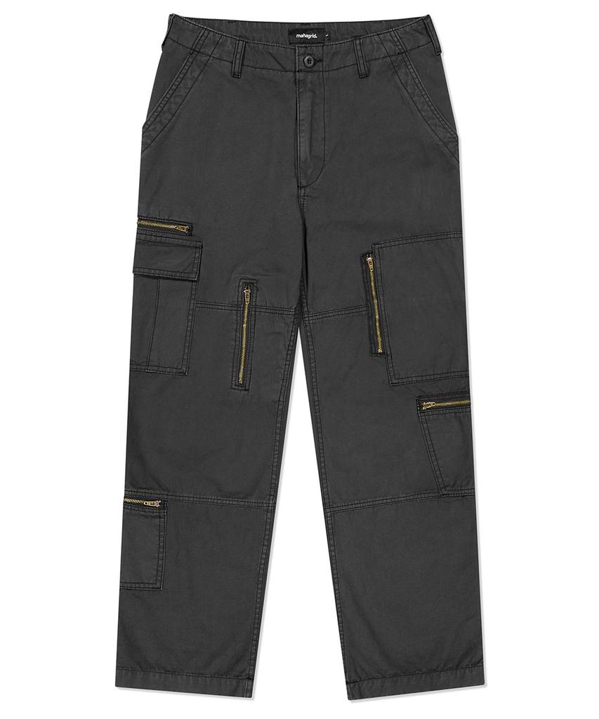 MAHAGRID Pigdyed Flight Pant Charcoal(Mg2Dsmpa11A)