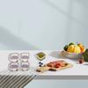 4pcs 60ml Mini Sauce Box Reusable Leak-proof Dishwasher Safe Condiment Containers With Lid For