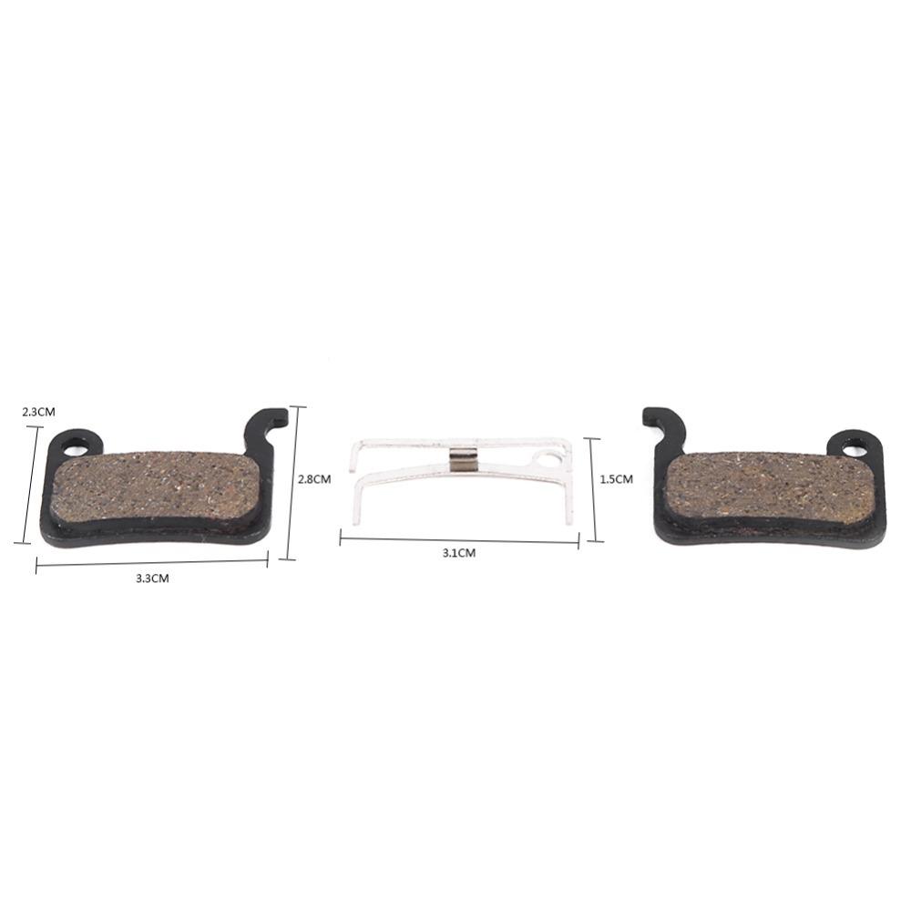 4 Sets Resin Semi-metal Bicycle Disc Brake Pads Black Bike Brake Pad Set Disc Brake Pads  Bike Brake