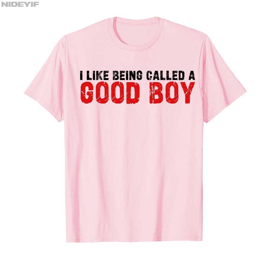 I Like Being Called A Good Boy Brainrot Funny Gen Alpha T-shirt Men Women 100% Cotton T Shirts Short Sleeve Tops P458