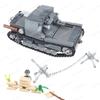 Ultraleichter CV-33 Panzer Baustein MOC Militär WW2 Figuren Kriegs waffen Widerstandskrieg Szenen Modelle Kinder Geschenke Junge Spielzeug