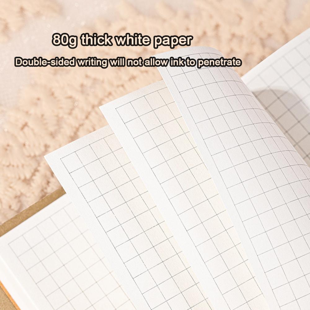 (Logo Can Be Engraved) A6 Student Printed Ledger, Leather Business Notebook with Strap, Notepad, Travel Diary, Portable Memo, Meeting Record Book