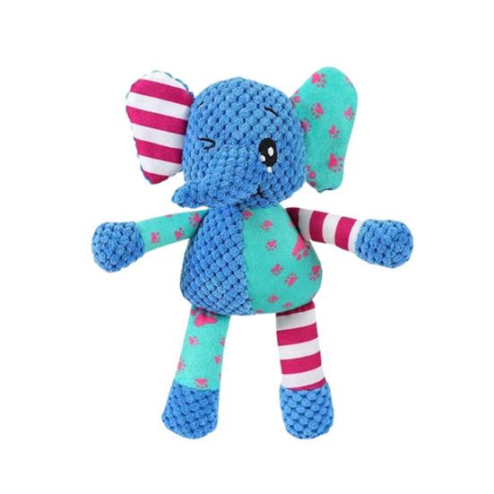 Plüsch Quietschie Hundespielzeug Weiches Stofftier Hund Kauspielzeug Niedliches Plüsch Fuchs Elefant Spielzeug Hält Hunde beschäftigt für aggressive Kauer Kleine Mittlere Hunde