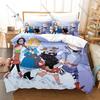 Delicious in Dungeon Fantasy Dungeon Gourmet Cartoon Bedding Set Duvet Cover + 2 Pillowcases Otaku Room Decor