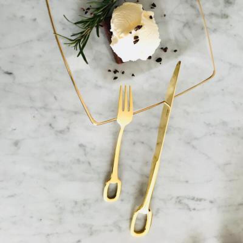 Goldbesteck Dessertlöffel