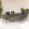 VidaXL Garden Dining Set with Cushions 7 Pcs, Patio Table and Chair, Patio Furniture, Outdoor Furniture, 3212066