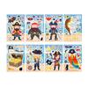 8Pcs Diy Stickers Puzzle Face Changing Stickers Animal Assemble Game Montessori Cognition Educational Toys For Children Kids