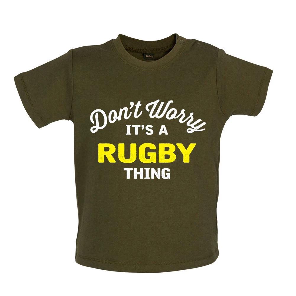 

Don t Worry It s A Rugby Thing - Kids T-Shirt Tees Top - Union League Reader 150